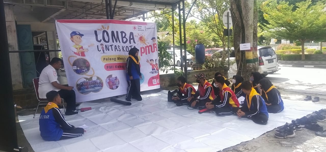 Lomba Lintas Kota PMR PMI Kabupaten Siak