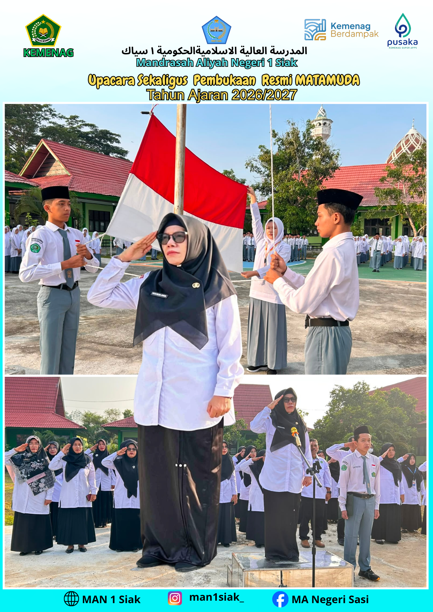 Upacara Sekaligus Pembukaan MATAMUDA Tahub Ajaran 2026/2027