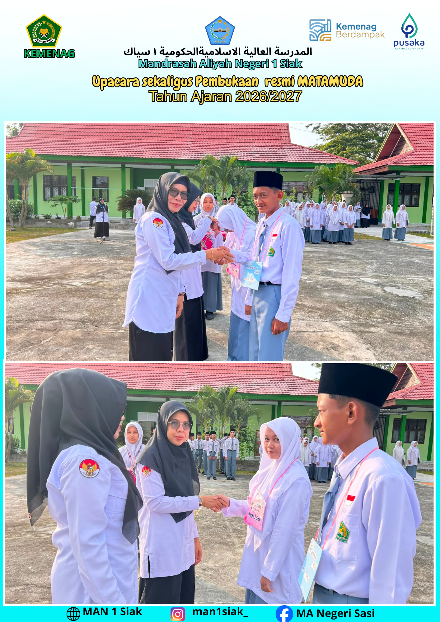 Upacara Sekaligus Pembukaan MATAMUDA Tahub Ajaran 2026/2027